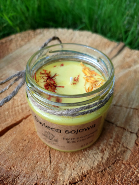 Świeca sojowa TRAWA CYTRYNOWA Świeca sojowa TRAWA CYTRYNOWA